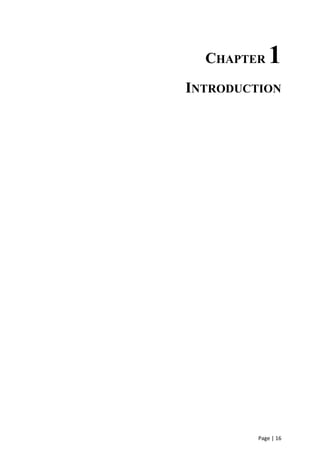 Page | 16
CHAPTER 1
INTRODUCTION
 