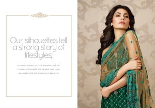 Oursilhouettestell
astrongstoryof
lifestyles;
OFFERING EFFORTLESS YET POLISHED DAY TO
EVENING VERSATILITY. WE PROMISE THIS LOOK
WILL MAKE YOUR DAY A WHOLE LOT BRIGHTER
 