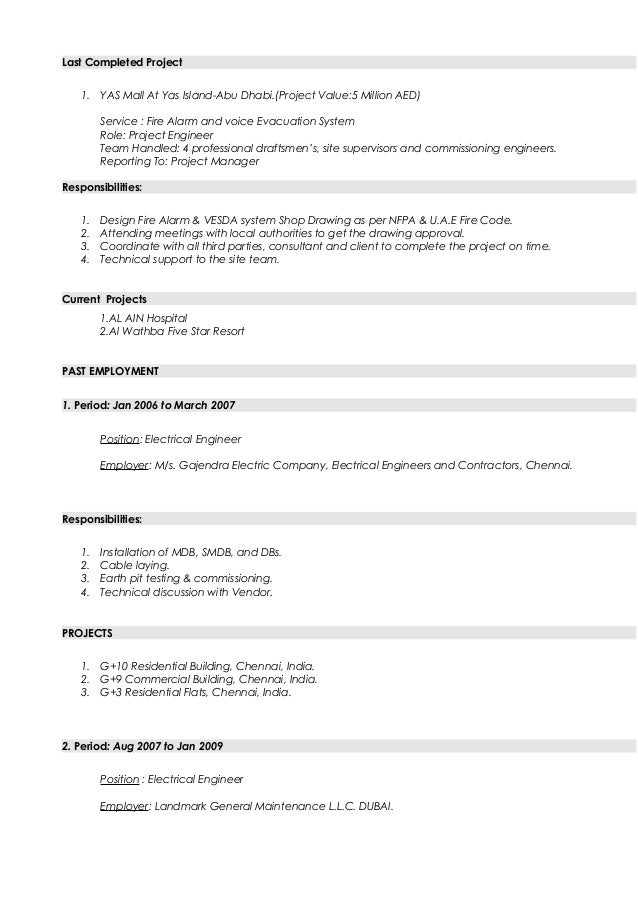 fire protection engineer resume