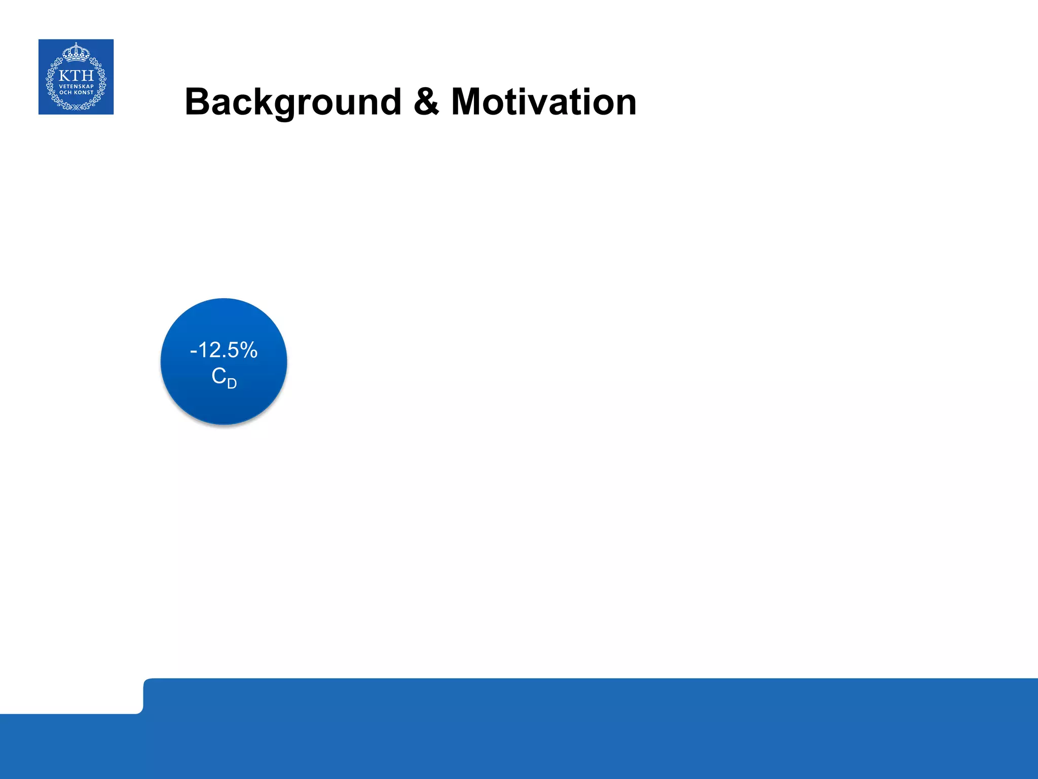 Background & Motivation
-12.5%
CD
 