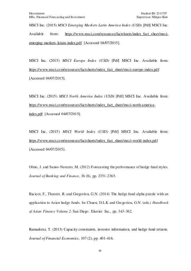 Word count master thesis