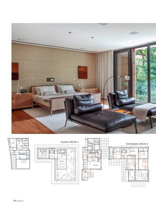 38|Construir
Superior 483,06 m2
Intermediário 556,64 m2
08
Hall
Cozinha Dormitório
Dormitório
Casa de Máquinas
Closet
Escritório
Dep.
Estar
Hall
Cozinha
Suíte Sala Íntima
Closet
Spa
Sauna
Vest.
Academia
Depósito
Dormitório
Dormitório
Suíte
Suíte
34-39 Reforma.qxp___Construir 2009 7/7/15 14:02 Page 38
 