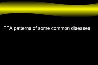 FFA patterns of some common diseases
 