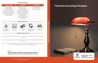 FinancialAccounting&Analysis
Financial Accounting & Analysis
 