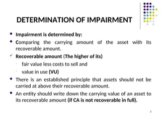 Recoverable Value FA - Chapter 2 Part II, IAS 36 Impairment.ppt
