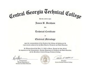 CGTC Certificates