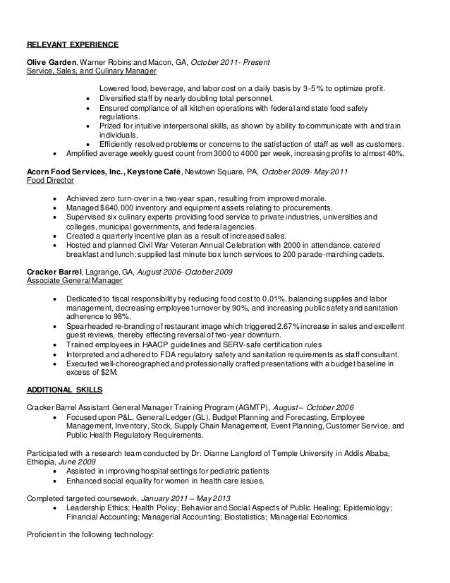 2 Page Resume 2016 Autosaved