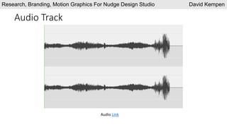 Research, Branding, Motion Graphics For Nudge Design Studio David Kempen
Audio Track
Audio Link
 