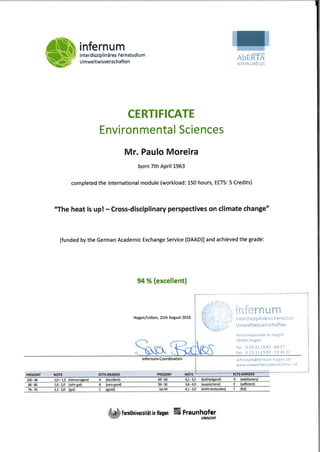 DAAD Certificate