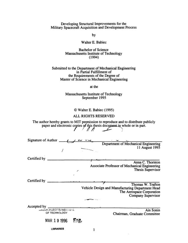 Mit spactial imaging graduate master thesis