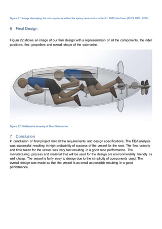 Human Powered Submarine Report | DOCX