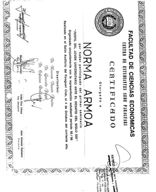 Diploma, Certificates, recommendations