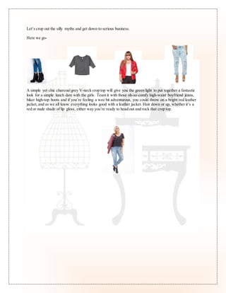 Body Types- Crop Top | DOCX