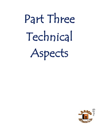 Page23
Part Three
Technical
Aspects
 