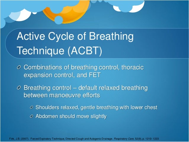 Airway Clearance Techniques in Chronic Lung Disease
