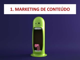 MARKETING DIGITALSe você não investir em marketing digital, você não só estará abrindo mão de falar sobre sua empresa para seus consumidores como estará deixando abertas as portas para que todos falem sobre sua empresa sem que você tome conhecimento ou possa participar do processo. Portanto, não se iluda: diferentemente das outras mídias, a Internet afeta seu negócio independentemente de sua vontade