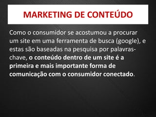 Quando falamos de marketing digital e Internet, estamos falando sobre pessoas, suas histórias e seus desejos. Estamos falando sobre relacionamentos e necessidades a serem atendidas.Marketing Digital