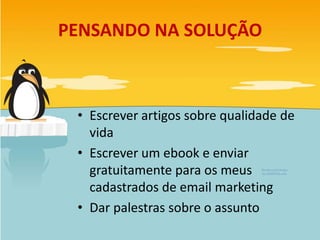 EXEMPLO DE MARKETING DE ATRAÇÃOOFFLINE – um agente imobiliário faz um seminário com dicas sobre o que fazer para vender a sua casa numa época de recessão. Divulga pelo método tradicional, através de panfletos, jornal, cartas, email, etc...ONLINE – o agente imobiliário oferece uma série de vídeos ou artigos em seu blog sobre o mesmo tópico e cria uma página com o formulário de email marketing, que guarda os dados do seu mercado alvo, para posteriormente enviar videos.Nas duas formas o agente imobiliário coleta os números de telefone e os emails, para que possa depois telefonar para os prospects qualificados do seu mercado alvo.
