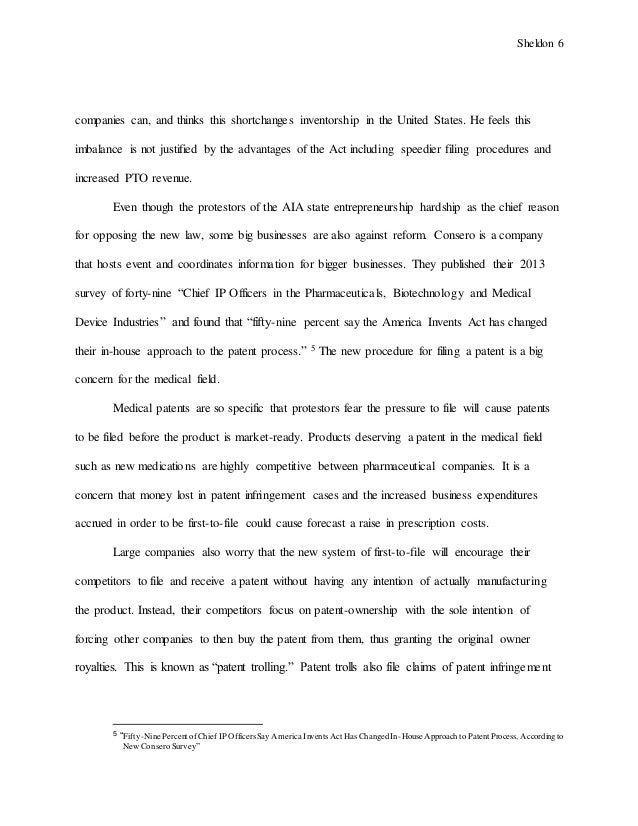 Intellectual property law research paper image