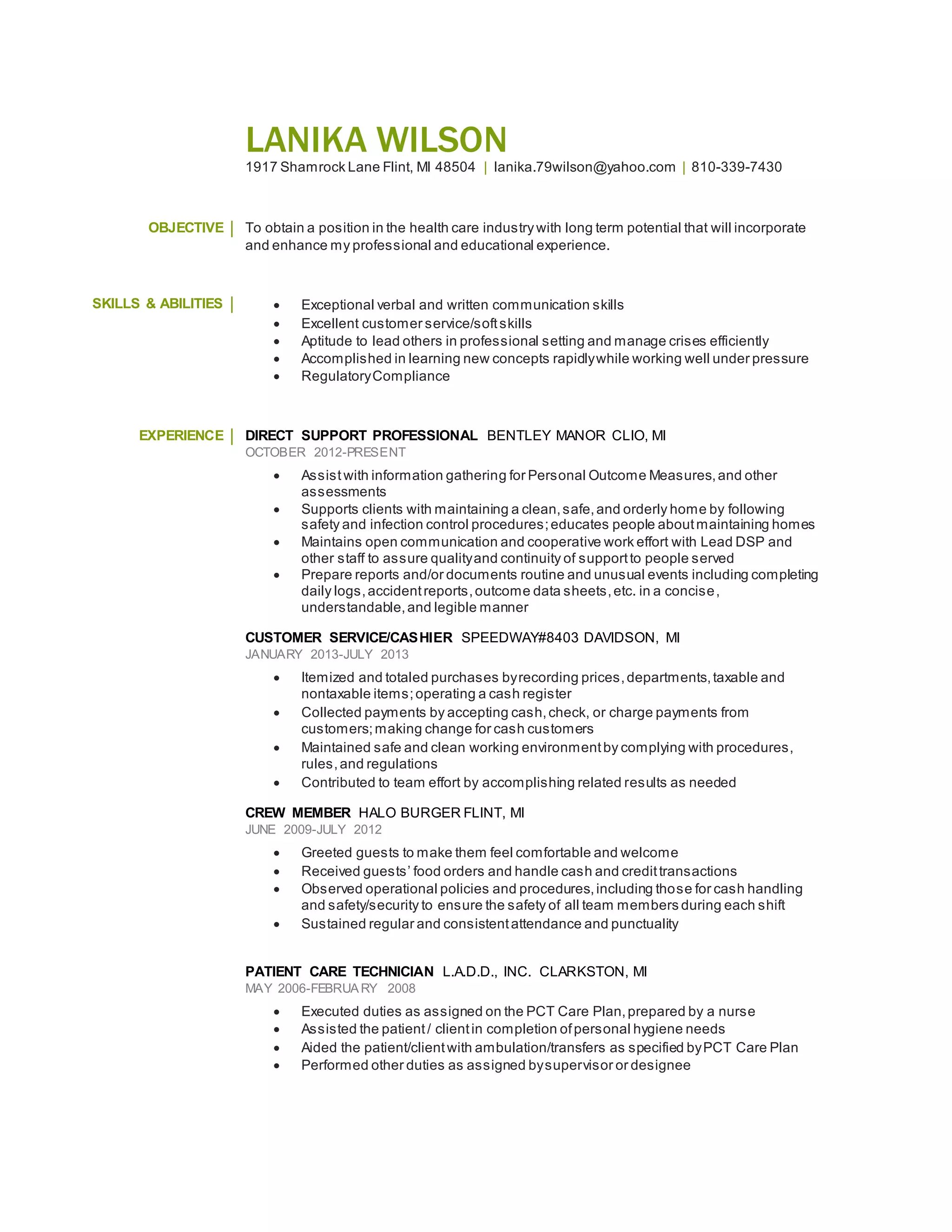 Lanika Resume PDF - Lanika Resume 1 2048 