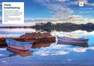 Think
breathtaking
We are the home of High
Definition Print, a breakthrough
blend of new technologies and
insights into the science of
printing.
You only have one chance to
make an impression - make it
count!

— We always offer High Definition Print
for the price of standard definition.
— After experiencing High Definition
Print you wont want to settle for
anything less.
— Our desire is to be your printing
partner of choice based on excellent
customer service and pure print quality.

Your communication partner of choice

 