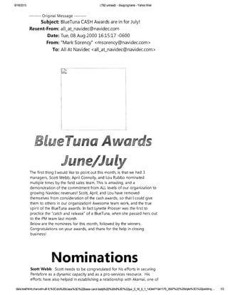 2000 07 Navidec Blue Tuna Nomination