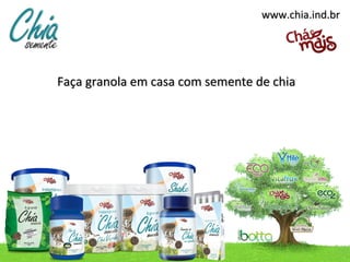 www.chia.ind.br




Faça granola em casa com semente de chia
 