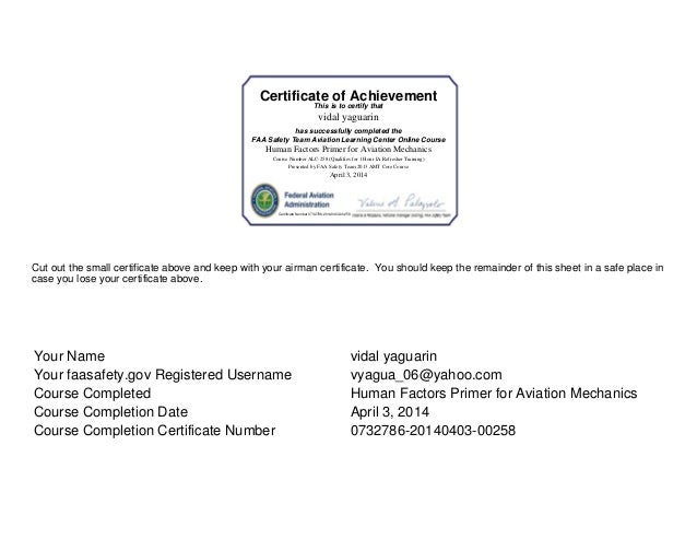 Faa Human Factors Course