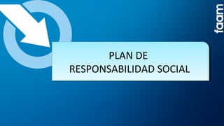 PLAN DE 
PLAN DE 
RESPONSABILIDAD SOCIAL 
RESPONSABILIDAD SOCIAL 
 