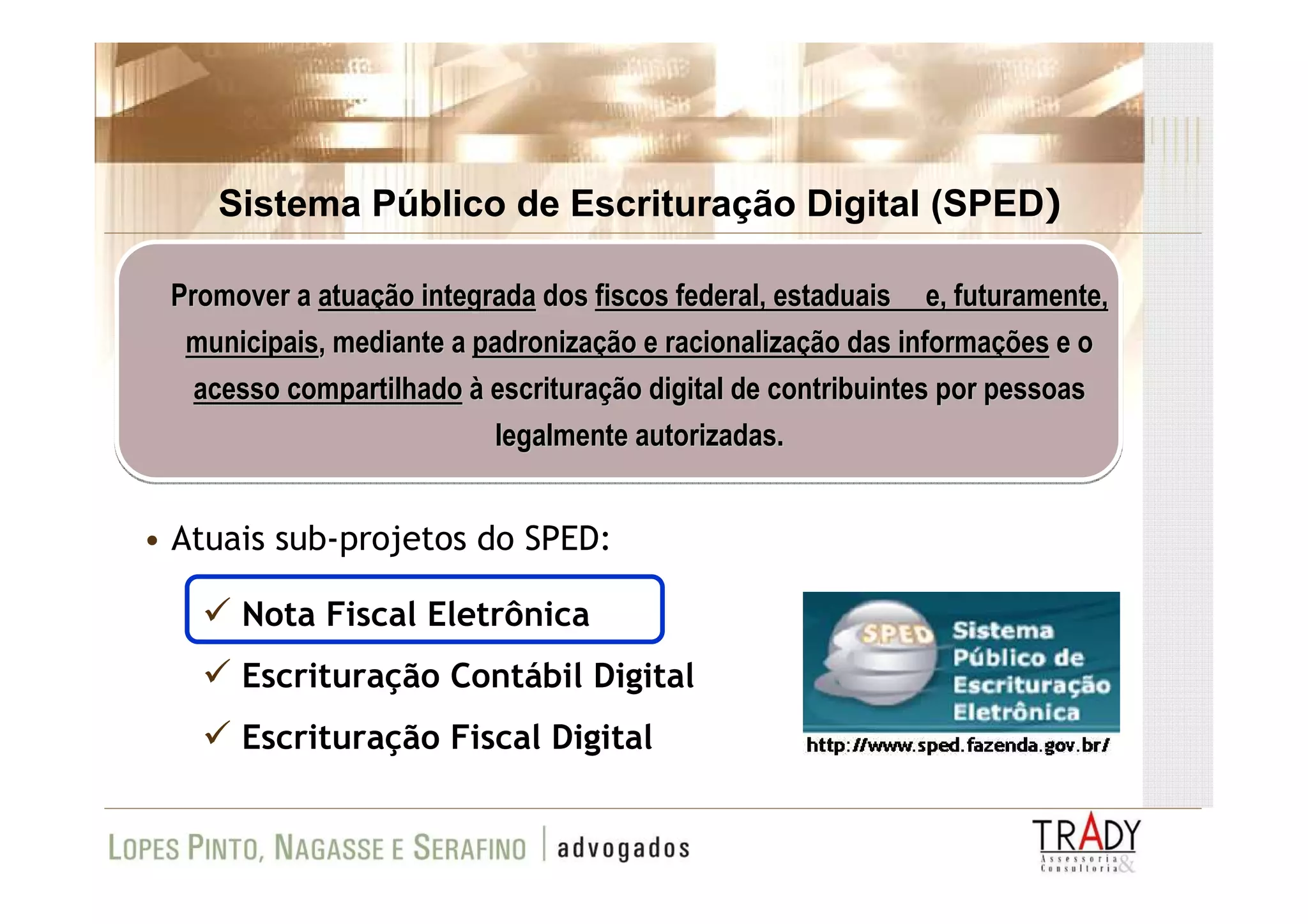 Apresentação FAAP SPED