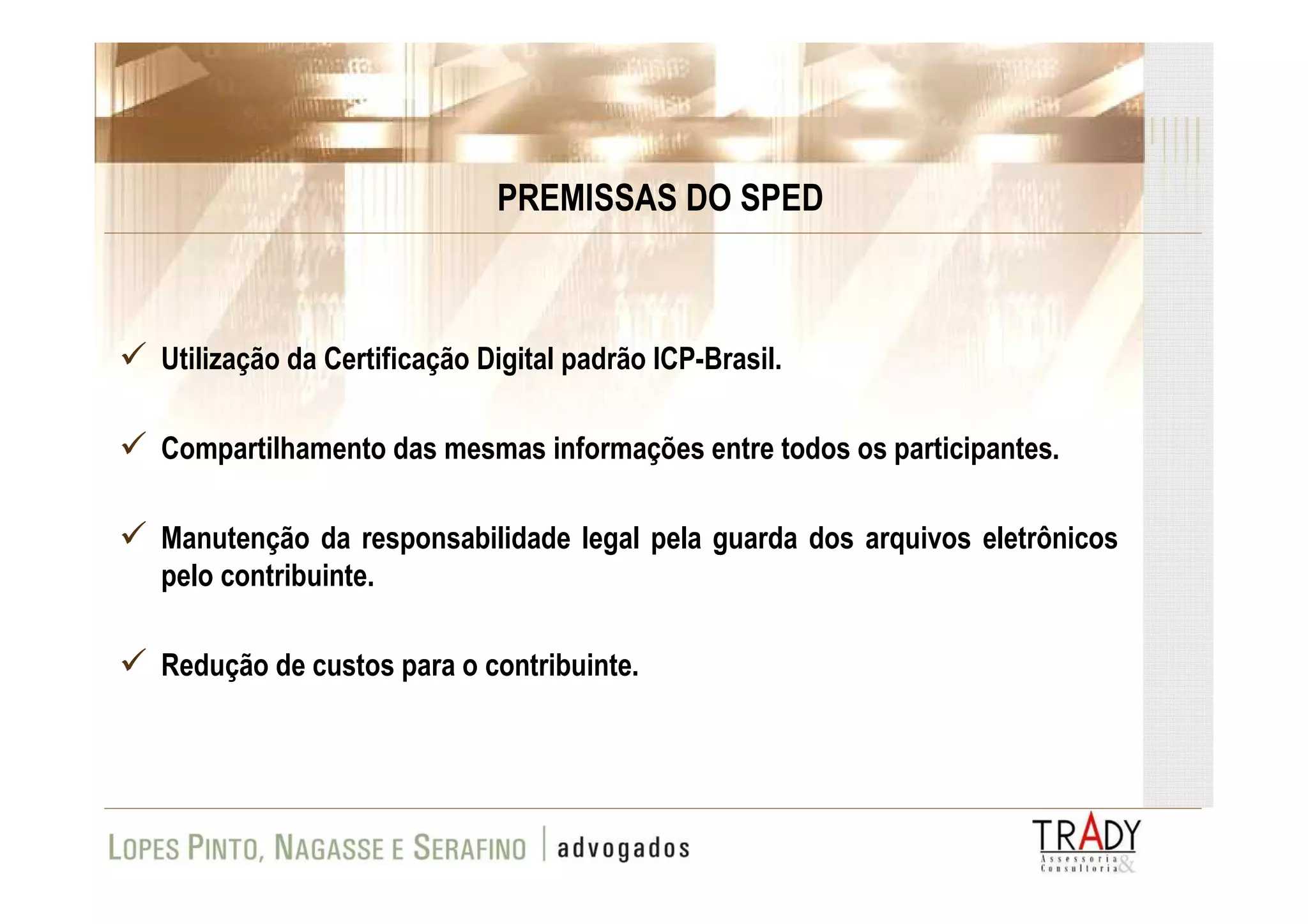 Apresentação FAAP SPED
