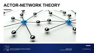Actor Network Theory | PPT