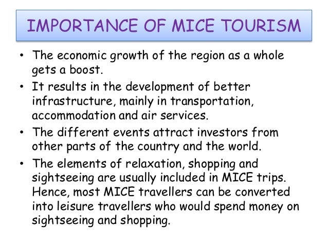 benefits of mice tourism