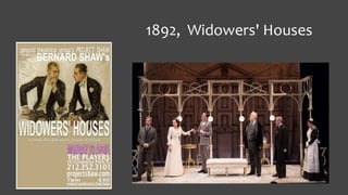 1892, Widowers' Houses
 