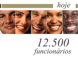 hoje




12.500
funcionários
 
