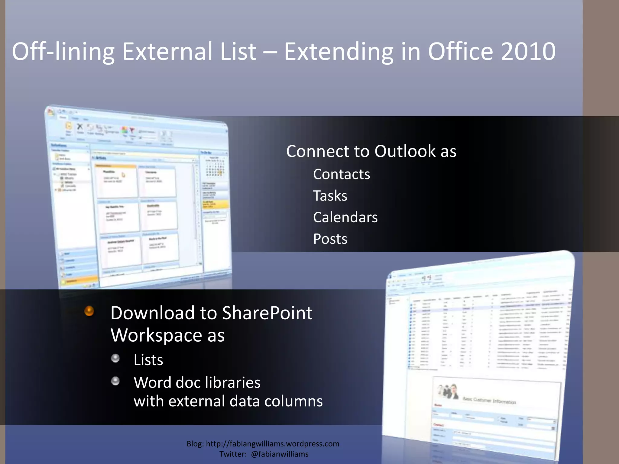 Q&ABlog: http://fabiangwilliams.wordpress.com Twitter:  @fabianwilliams