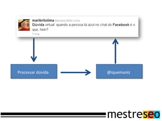 Processar dúvida   @iquemuniz
 