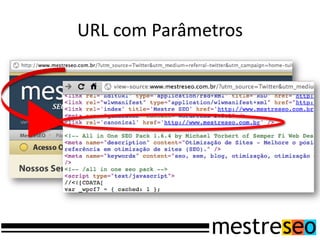 URL com Parâmetros
 