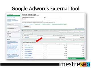 Google Adwords External Tool
 