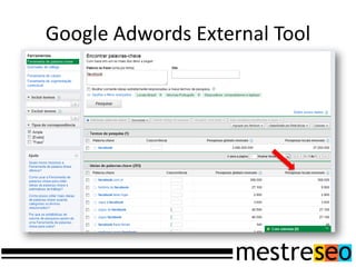 Google Adwords External Tool
 