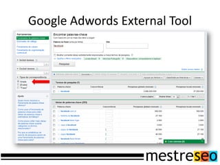 Google Adwords External Tool
 