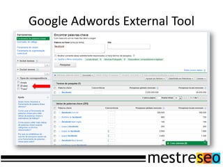 Google Adwords External Tool
 