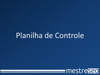 Planilha de Controle