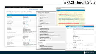 Zabbix e KACE, uma boa ideia, e porque não! | PPTX