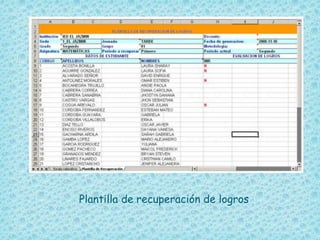 
Plantilla de recuperación de logros
 