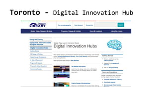 Toronto - Digital Innovation Hub
 