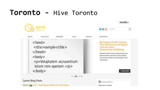 Toronto - Hive Toronto
 