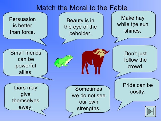 Fables and morals