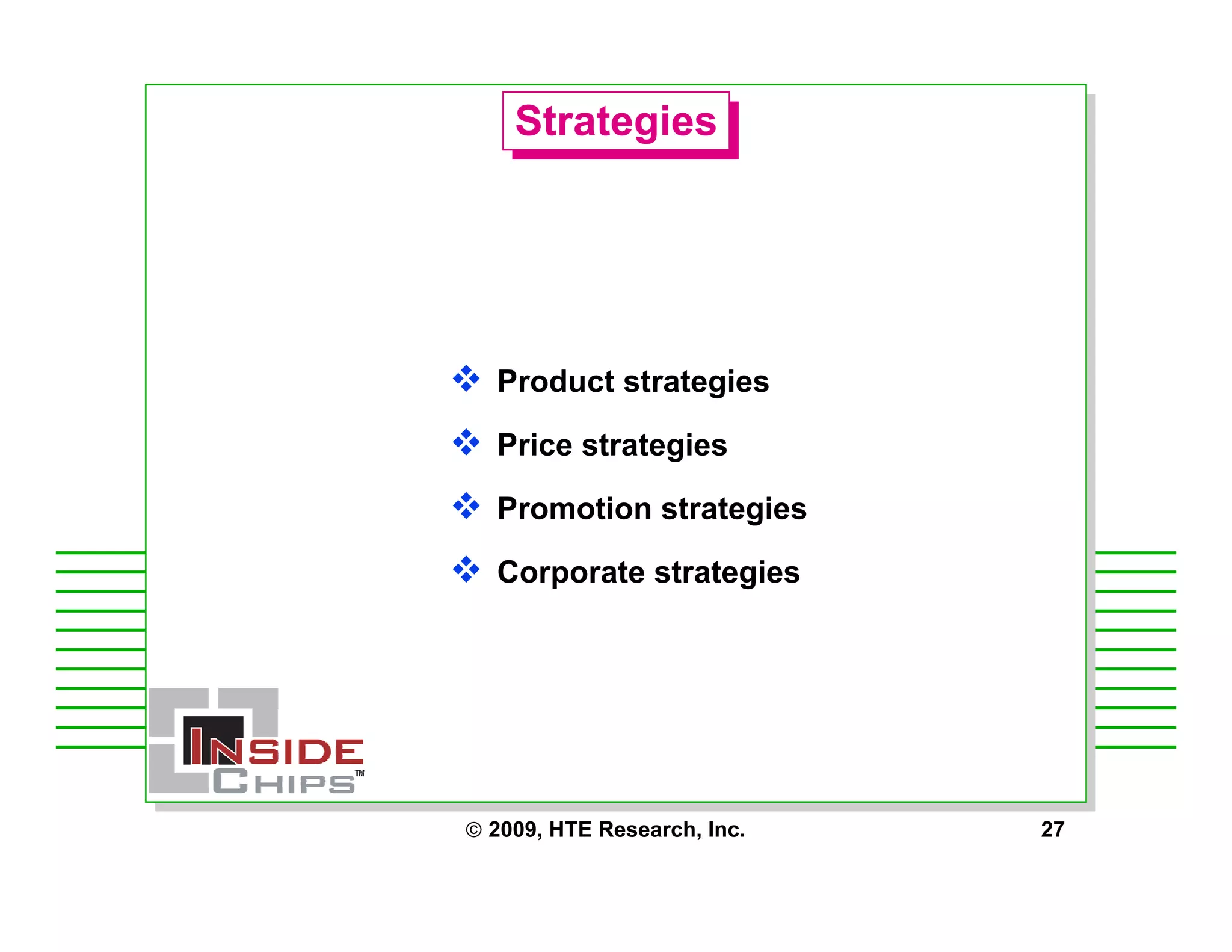 Strategic Management Issues for Starting a Fabless Chip Company