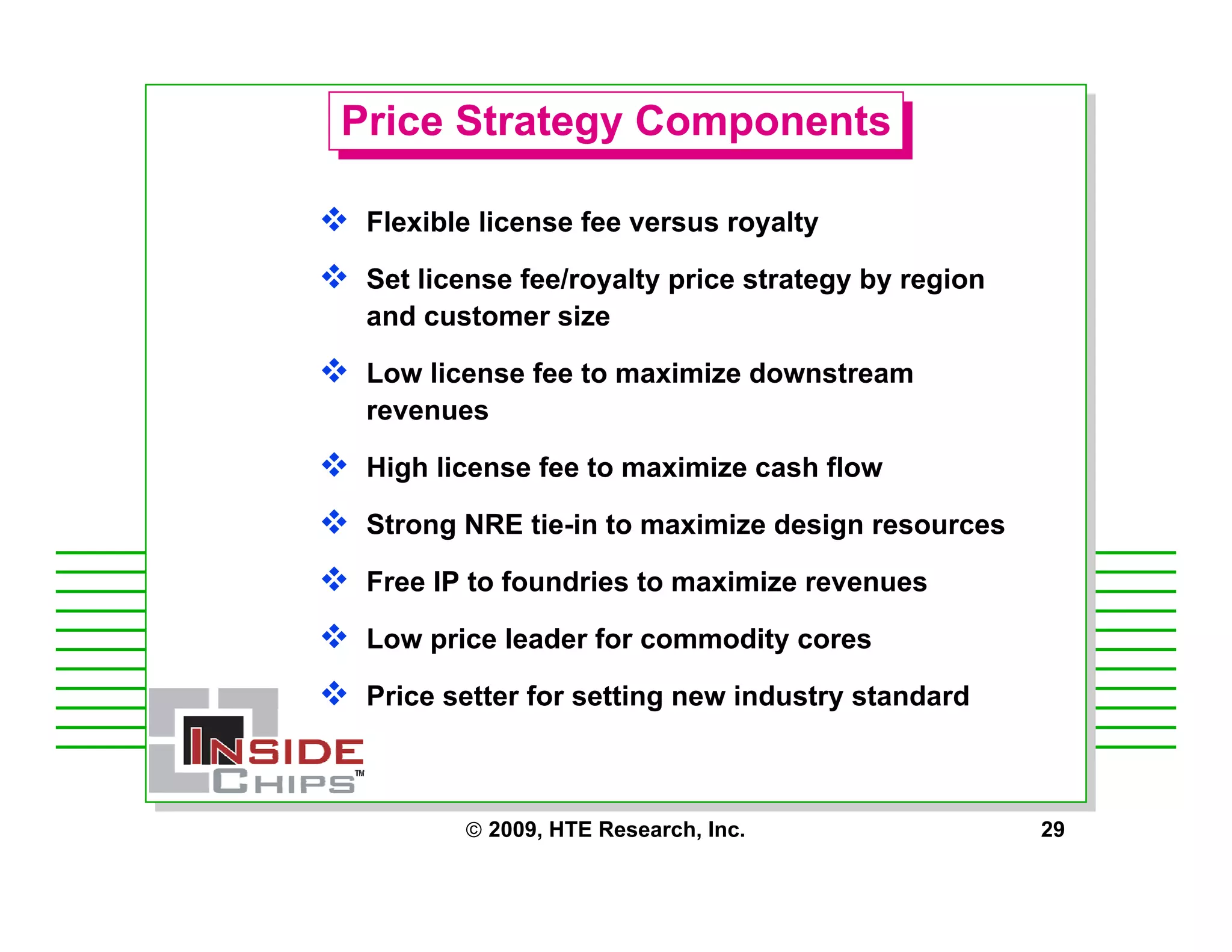 Strategic Management Issues for Starting a Fabless Chip Company